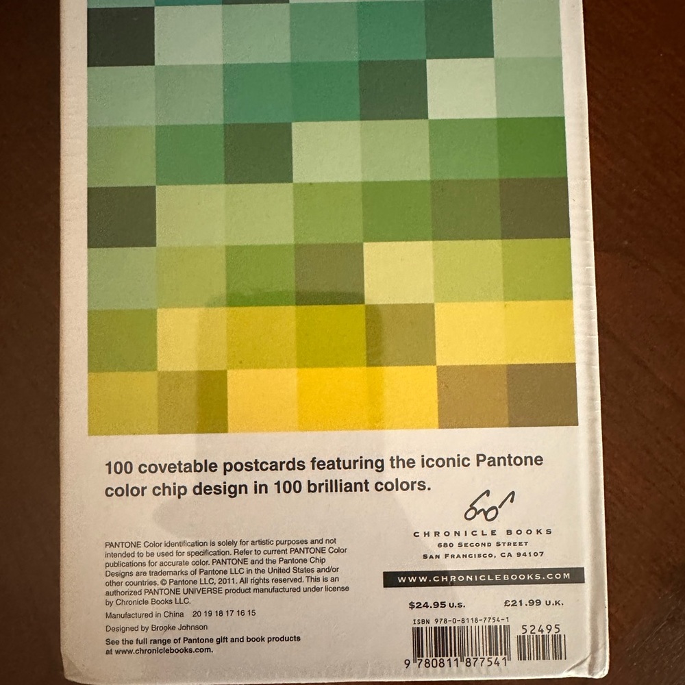 NWT Pantone Postcards Set - Pantone LLC - Picture 5 of 6